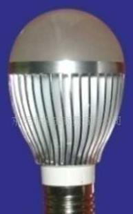 优质节能环保LED球泡灯 鳍片铝合金暖光6W灯具解析